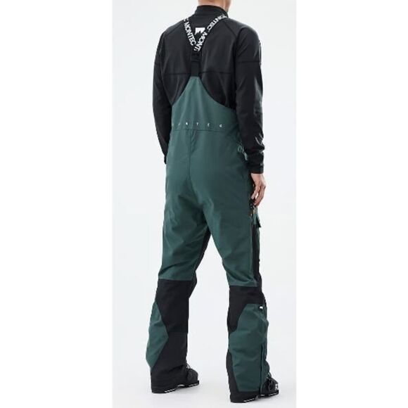 Montec Fawk Ski Snowboarding Pants Bib in Dark Atlantic and Black Men's Sz. S - Picture 2 of 12